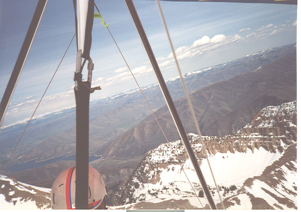 Looking east towards Deer Creek Reservoir.